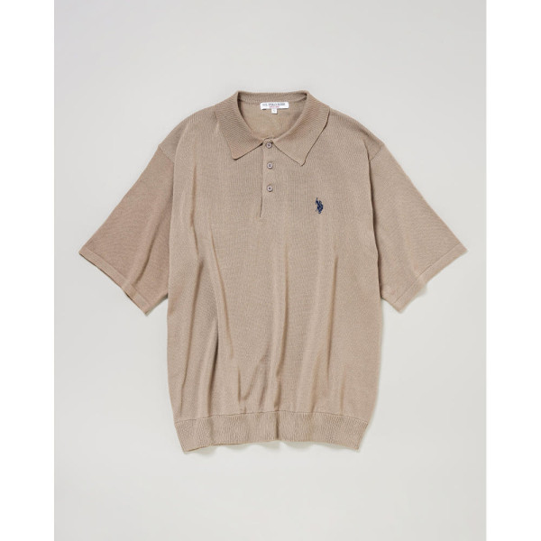 U.S. POLO ASSN. 유에스폴로에센 더블홀스맨 자수 폴로 반팔니트 4컬러 PLM51401