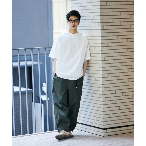 프릭스스토어 릴랙스핏 헨리넥 풀오버 반팔 셔츠 5컬러 1207248900045