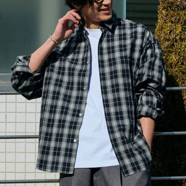 프릭스스토어 릴랙스핏 레귤러 컬러 시어 사커 셔츠 5컬러 1201248900296