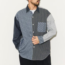 프릭스스토어 힌슨 별주 릴랙스핏 브로드 스트라이프 크레이지 패턴 레귤러카라 셔츠 4컬러 1001233600043