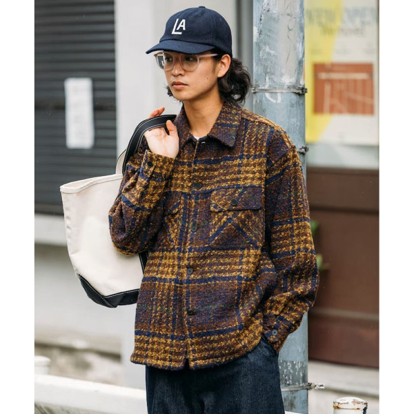 프릭스스토어 폴리트위드 CPO 체크 셔츠재킷 3컬러 1001248900763