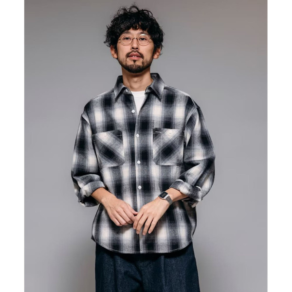 프릭스스토어 체크 플란넬 워크셔츠 3컬러 1001248900765