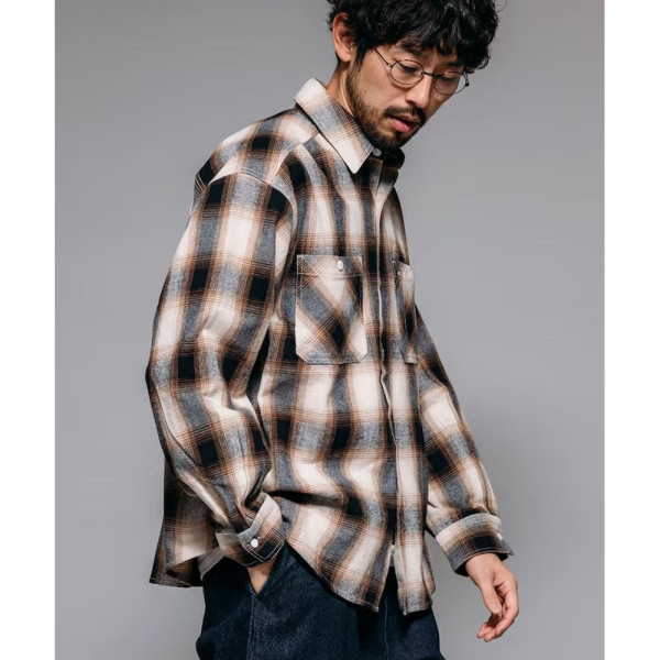 프릭스스토어 체크 플란넬 워크셔츠 3컬러 1001248900765