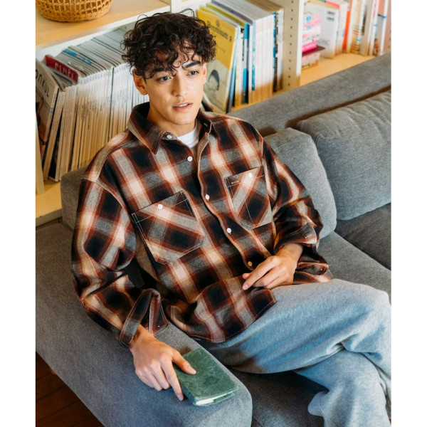프릭스스토어 체크 플란넬 워크셔츠 3컬러 1001248900765
