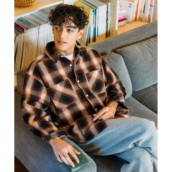 프릭스스토어 체크 플란넬 워크셔츠 3컬러 1001248900765