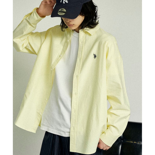 U.S. POLOASSN. 유에스폴로에센 별주 레귤러 컬러 옥스포드 셔츠 4컬러 3151291600012