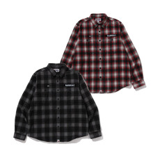베이프 플란넬 체크 테크티컬 셔츠 2컬러 1L70131006