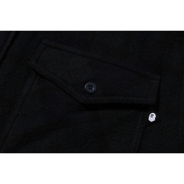 베이프 체크 플란넬 셔츠 네이비 7L70131308