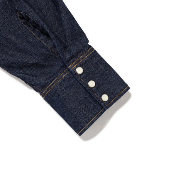 휴먼메이드 데님 웨스턴 셔츠 인디고 HM30SH001