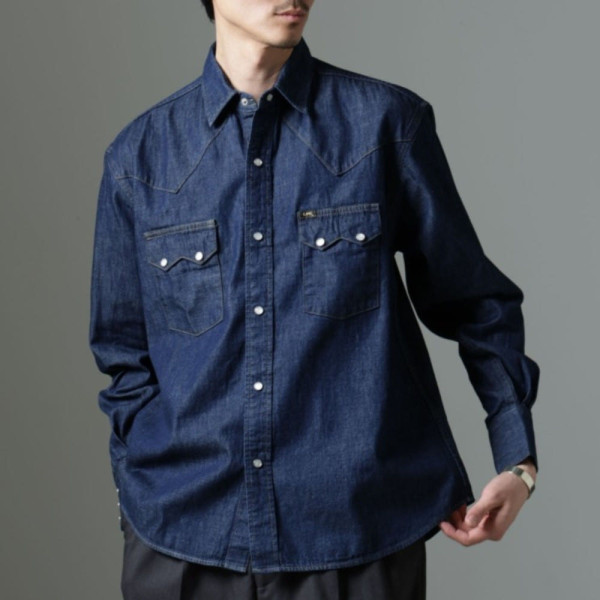 리 LEE 나노 유니버스 데님 웨스턴 셔츠 4컬러 NP3886
