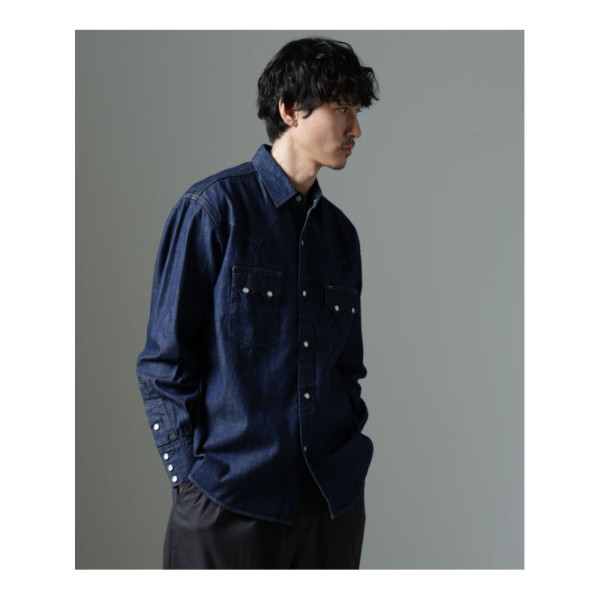 리 LEE 나노 유니버스 데님 웨스턴 셔츠 4컬러 NP3886