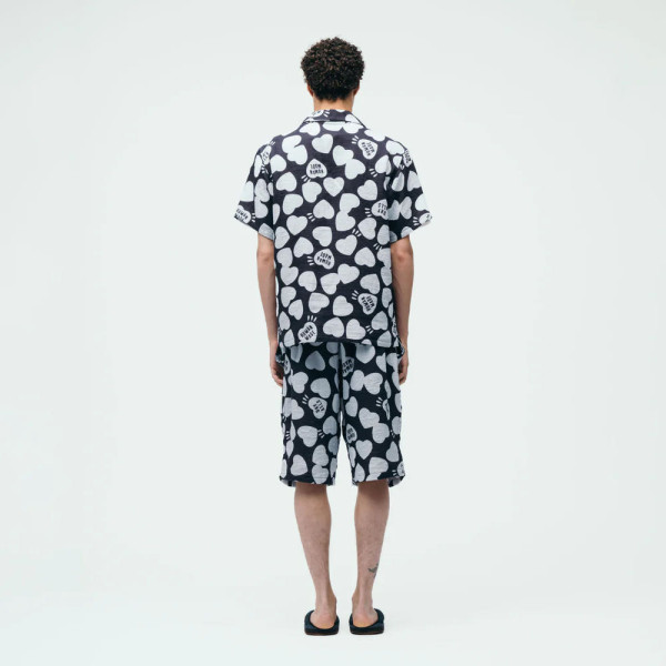 휴먼메이드 거즈 셔츠 네이비 HM29SH027