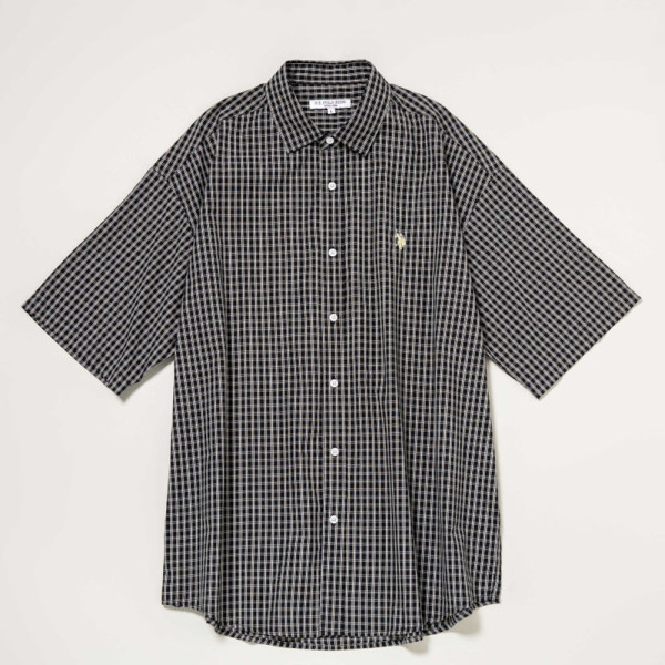 U.S. POLO ASSN. 유에스폴로에센 더블 호스맨 자수 옥스포드 반팔 셔츠 3컬러 PLM52701DQ