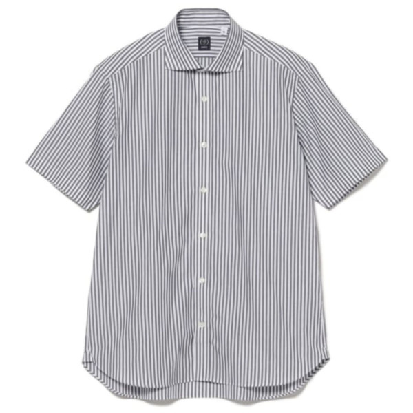 빔즈 런던 스트라이프 숏슬리브 커터웨이 카라 셔츠 2컬러 21-01-0143-931