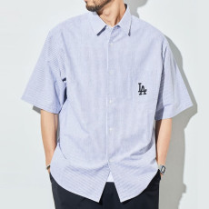 프릭스스토어 별주 MLB 메이저리그 베이스볼 숏슬리브 옥스퍼드 셔츠 3컬러 1005248900095