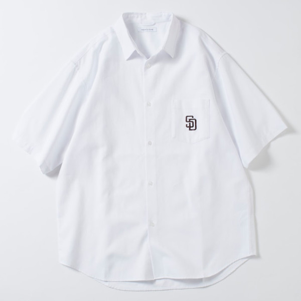 프릭스스토어 별주 MLB 메이저리그 베이스볼 숏슬리브 옥스퍼드 셔츠 3컬러 1005248900095