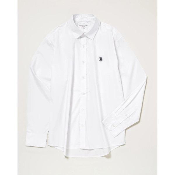 U.S. POLO ASSN. 유에스폴로에센 레귤러 카라 브로드 셔츠 더블홀스맨 자수 3컬러 PLM52709