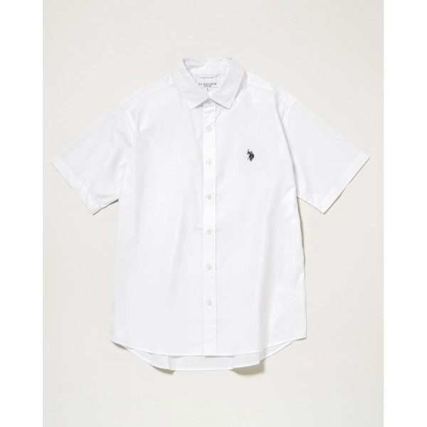 U.S. POLO ASSN. 유에스폴로에센 레귤러 카라 브로드 반팔셔츠 더블홀스맨 자수 3컬러 PLM52710