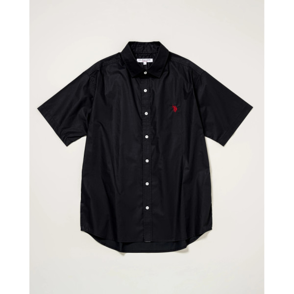 U.S. POLO ASSN. 유에스폴로에센 레귤러 카라 브로드 반팔셔츠 더블홀스맨 자수 3컬러 PLM52710