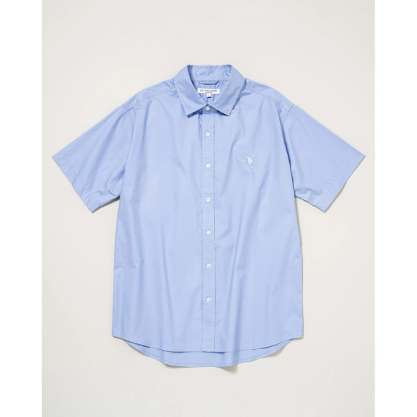 U.S. POLO ASSN. 유에스폴로에센 레귤러 카라 브로드 반팔셔츠 더블홀스맨 자수 3컬러 PLM52710