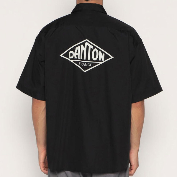 단톤 백 로고 반소매 워크 셔츠 4컬러 DT-B0226 TCR DNB251M104-0022