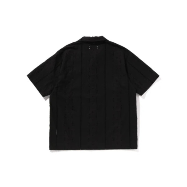 베이프 엠브로이더리 오픈 칼라 SS 셔츠 2컬러 1L30132305
