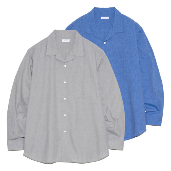 나나미카 오픈 칼라 엔드 온 엔드 셔츠 2컬러 S25SG063