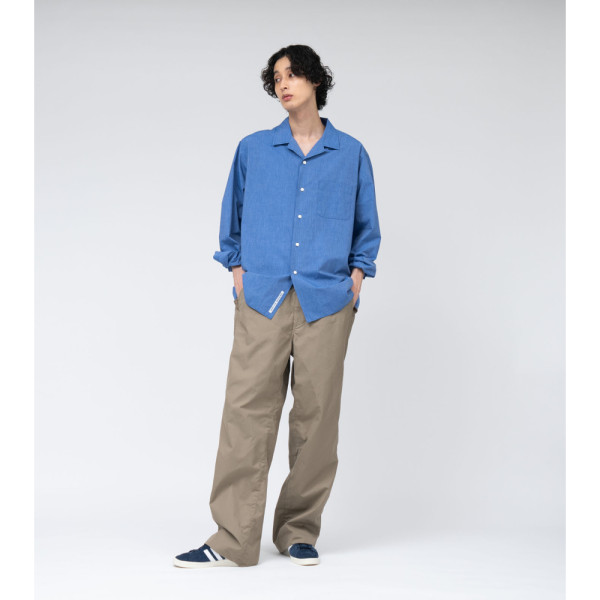 나나미카 오픈 칼라 엔드 온 엔드 셔츠 2컬러 S25SG063