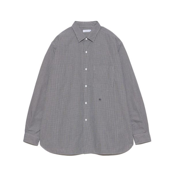 나나미카 레귤러 카라 깅엄 체크 윈드 셔츠 2컬러 S25SG094