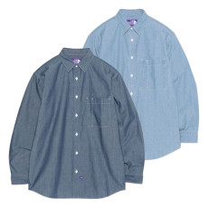 노스페이스퍼플라벨 레귤러 칼라 샴브레이 필드셔츠 2컬러 N24FG069