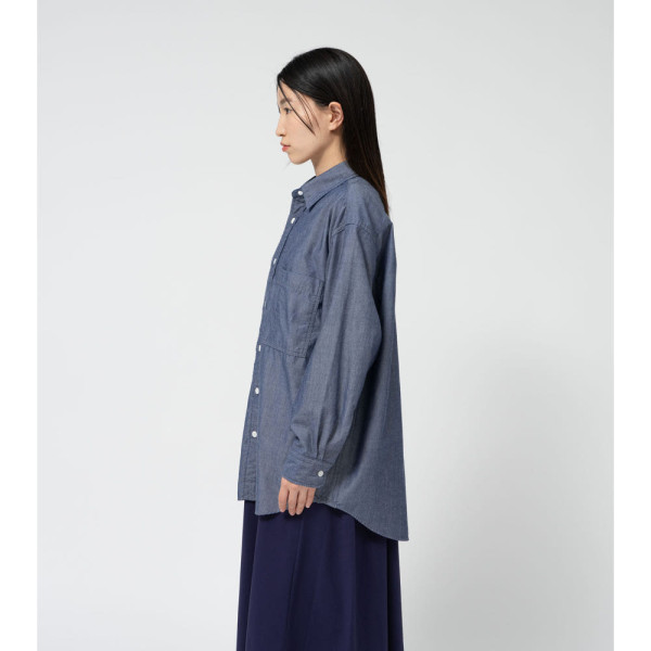 노스페이스퍼플라벨 레귤러 칼라 샴브레이 필드셔츠 2컬러 N24FG069