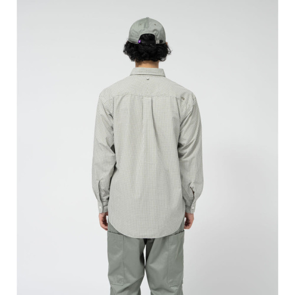 노스페이스 퍼플라벨 레귤러 카라 깅엄 필드 셔츠 2컬러 N25SG100