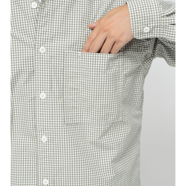 노스페이스 퍼플라벨 레귤러 카라 깅엄 필드 셔츠 2컬러 N25SG100