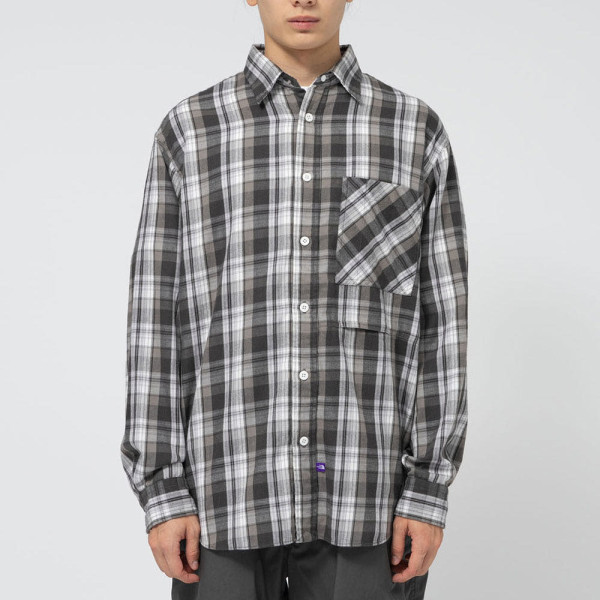 노스페이스 퍼플라벨 프라넬 필드 워크 셔츠 2컬러 N25SG012