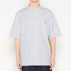 단톤 코튼 린넨 반팔 밴드 카라 스트라이프 셔츠 2컬러 JD-3788 SCP DNB251M104-0009