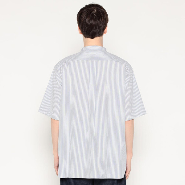 단톤 코튼 린넨 반팔 밴드 카라 스트라이프 셔츠 2컬러 JD-3788 SCP DNB251M104-0009