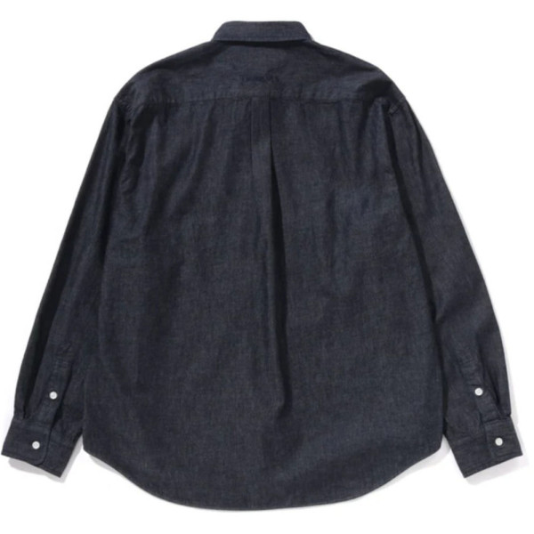 베이프 원포인트 라이트 웨이트 데님 롱 슬리브 셔츠 2컬러 1L30131305