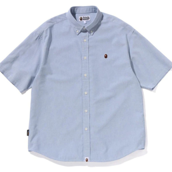 베이프 원포인트 옥스포드 S/S 반팔 셔츠 4컬러 1L30132301