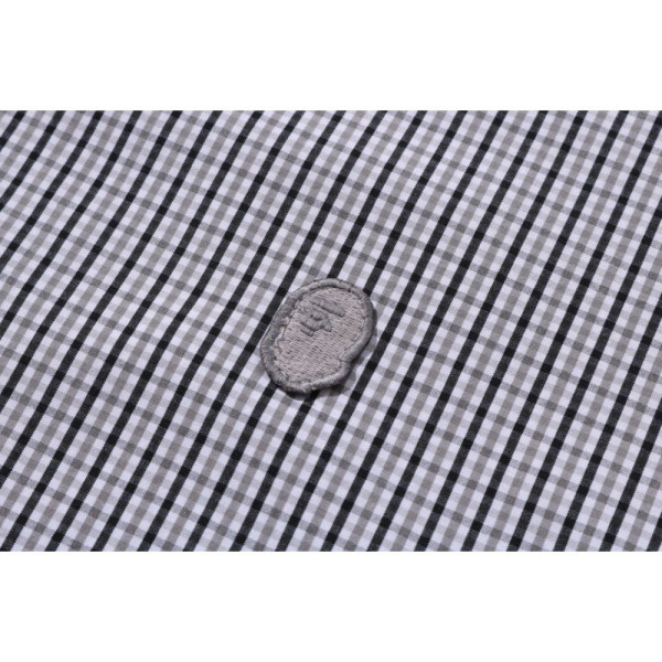 베이프 원포인트 체크 포플린 롱 슬리브 셔츠 2컬러 1L30131304