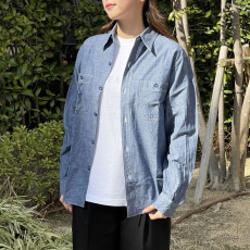 버즈릭슨 샴브레이 워크 셔츠 BR25995