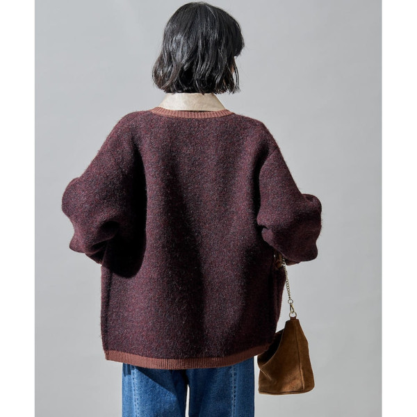 프릭스스토어 트리밍 치롤리안 니트 자켓 3컬러 1134248901494