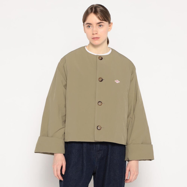 단톤 여성 인슐레이션 노카라 와이드 자켓 4컬러 DT-A0672 PNT DNB252L101-0006