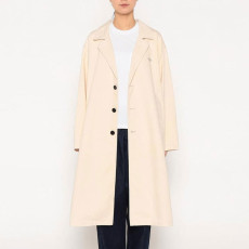 단톤 여성 코튼 드릴 샵 코트 에크루 DT-A0664 MHT DNB251L101-0028