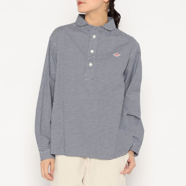 단톤 여성 옥스포드 라운드카라 풀오버 셔츠 2컬러 DT-B0281 OXP DNB261L104-0006