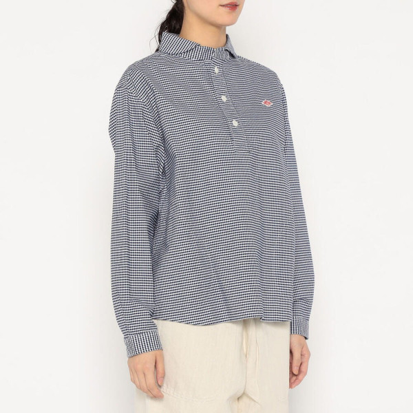 단톤 여성 옥스포드 라운드카라 풀오버 셔츠 2컬러 DT-B0281 OXP DNB261L104-0006