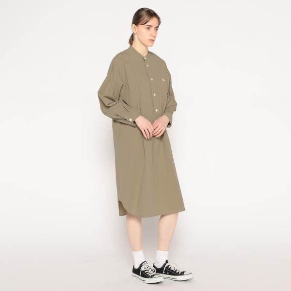 단톤 여성 코튼 워셔 밴드 카라 롱셔츠 2컬러 DT-B0342 MUG DNB252L203-0003