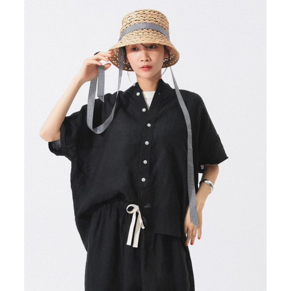 빔즈 보이 린넨 솔리드 스탠드 칼라 셔츠 3컬러 13-01-0134-803