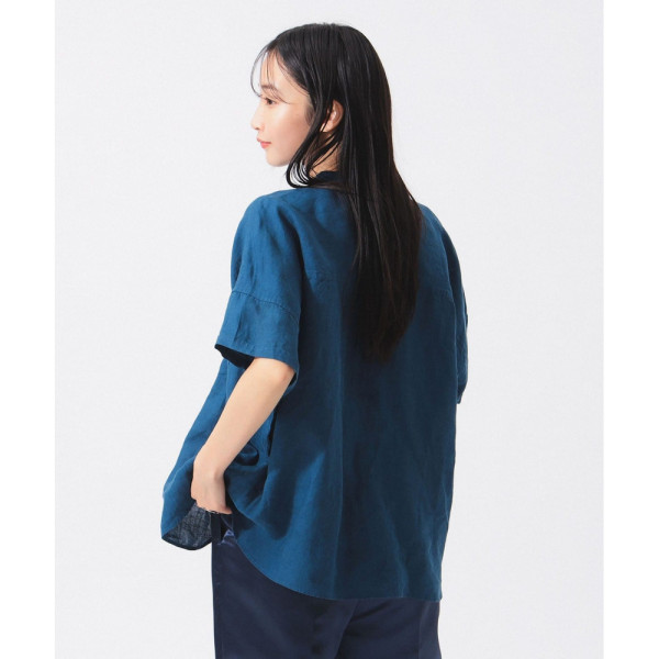 빔즈 보이 린넨 솔리드 스탠드 칼라 셔츠 3컬러 13-01-0134-803