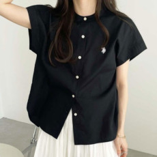 U.S. POLO ASSN. 유에스폴로에센 별주 GeeRA 프렌치 슬리브 원포인트 자수 셔츠 6컬러 208362