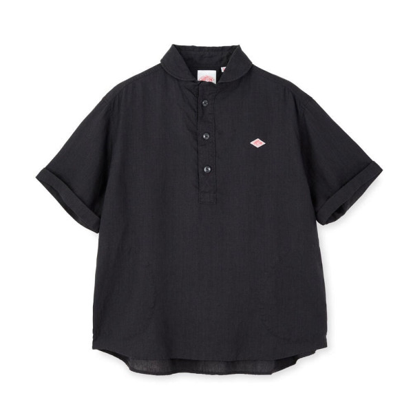 단톤 여성 린넨 라운드 카라 반팔 풀오버 셔츠 2컬러 DT-B0283 FLI DNB251L104-0007